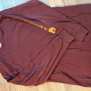 Carhartt Burgundy Loose Fit Shirt